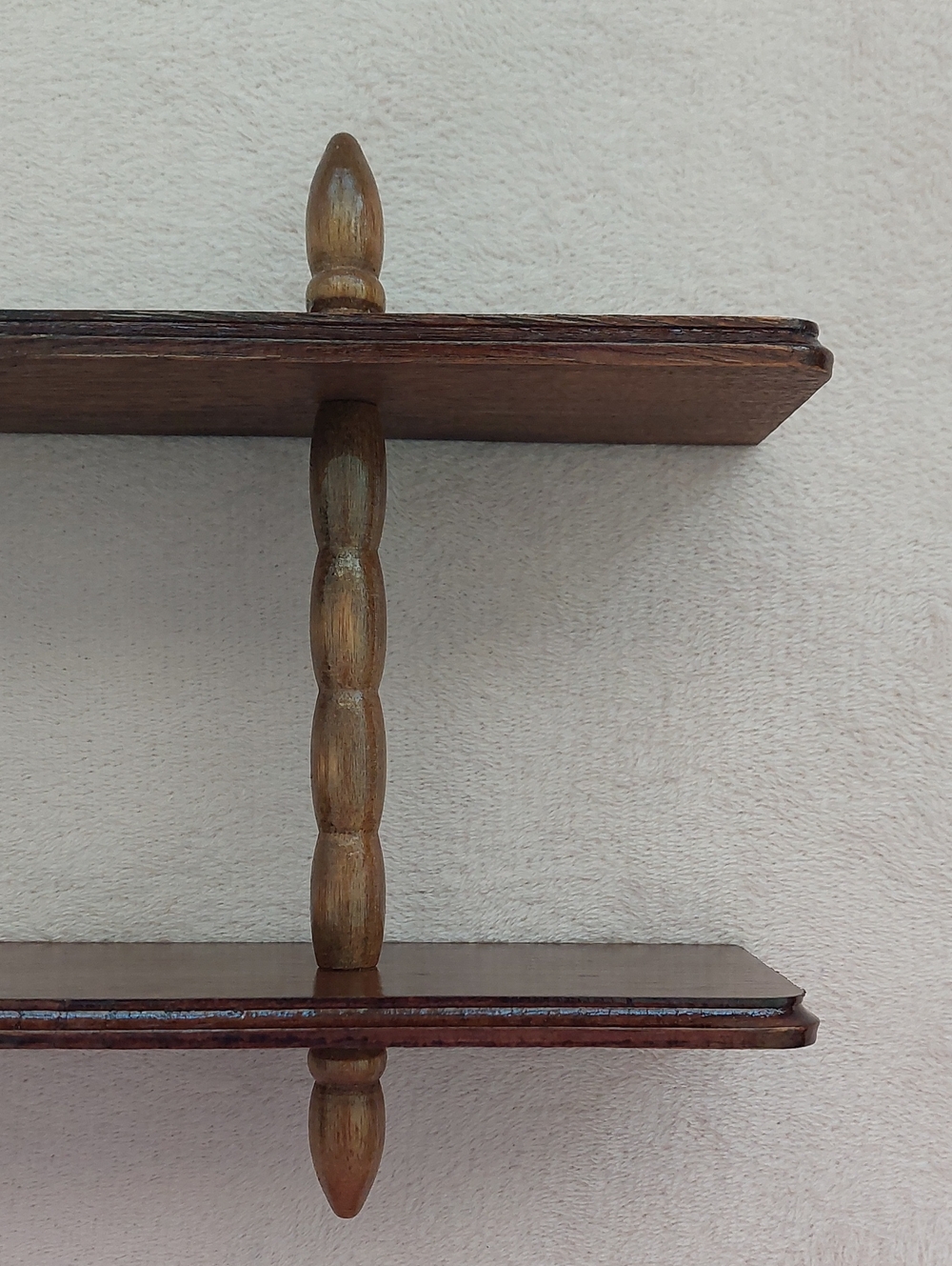Solid Wood Two-Tier Wall Shelf/Rack NIB - Picture 3 of 10
